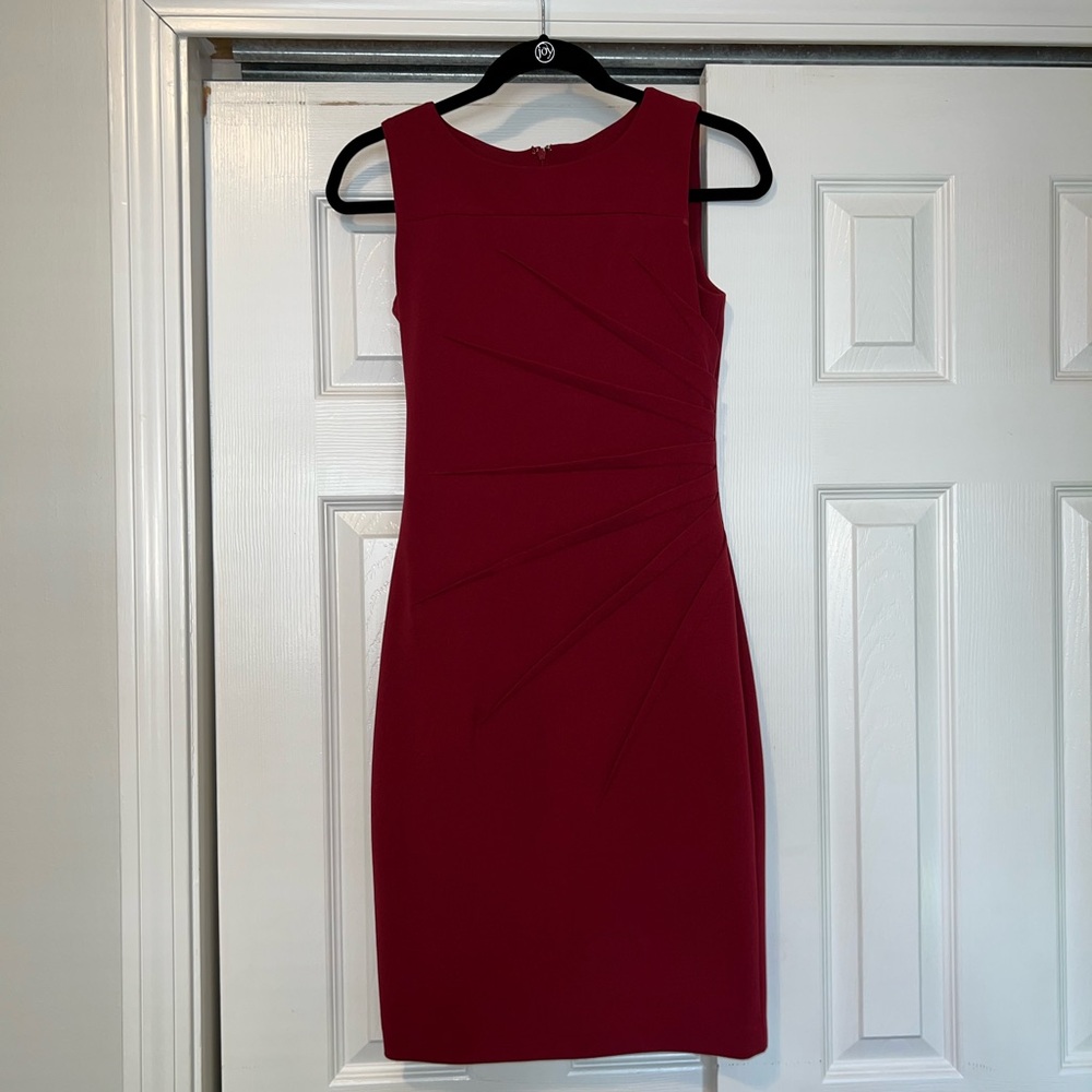 Red Calvin Klein Size Small mid-thigh dress